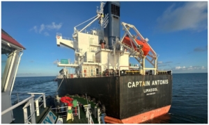 Tàu biển chở 68,000 tấn lương thực mắc cạn ở Vũng Tàu